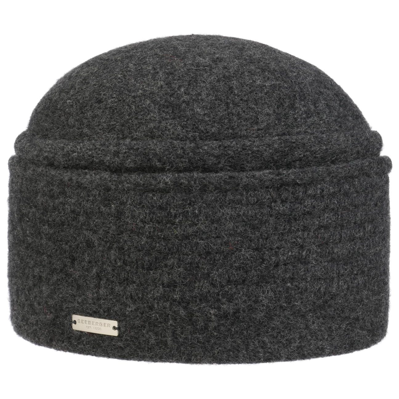 Seeberger Women's Anthracite Yasina Milled Wool Hat By