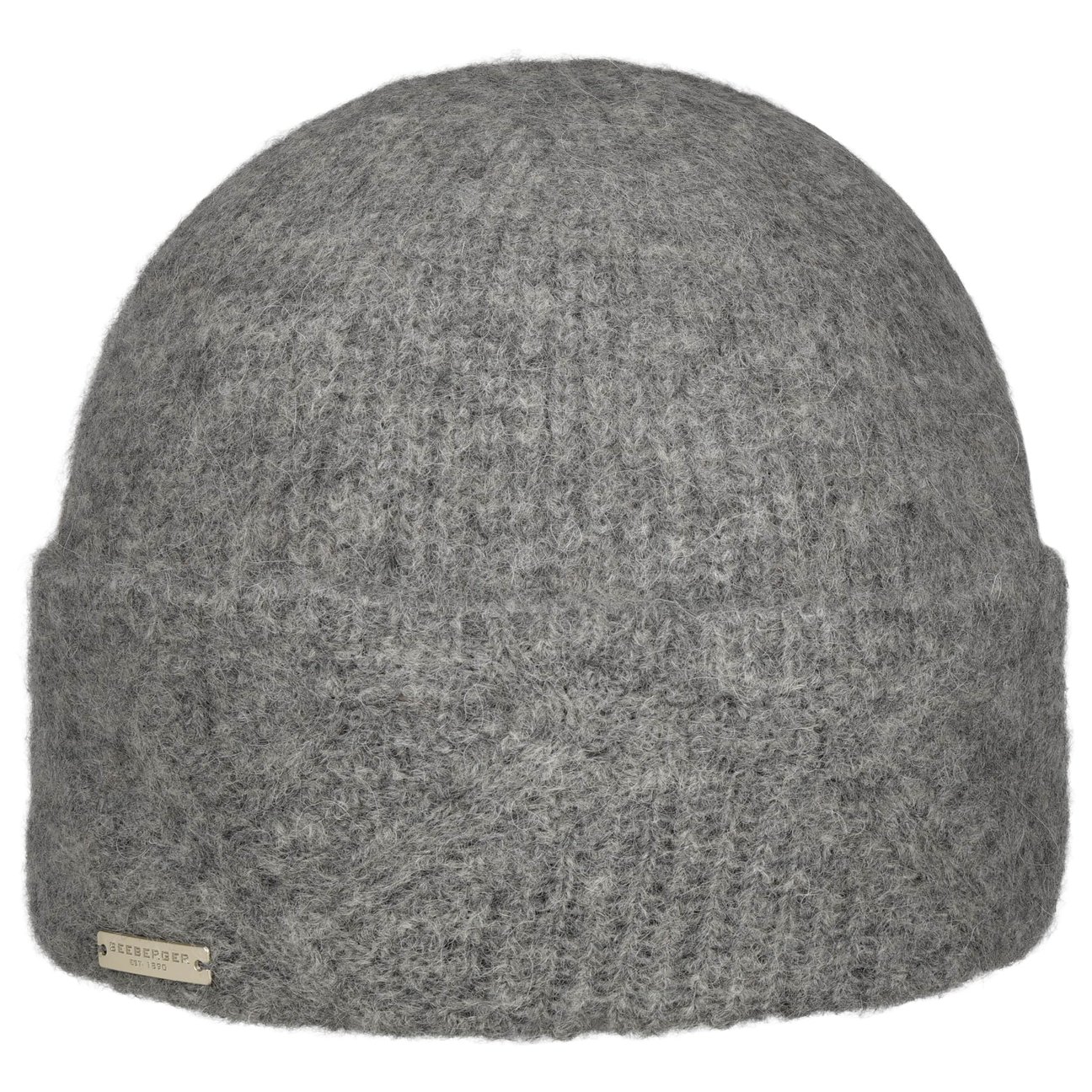Seeberger Women's Grey Ricalea Alpaca Knit Beanie Hat By