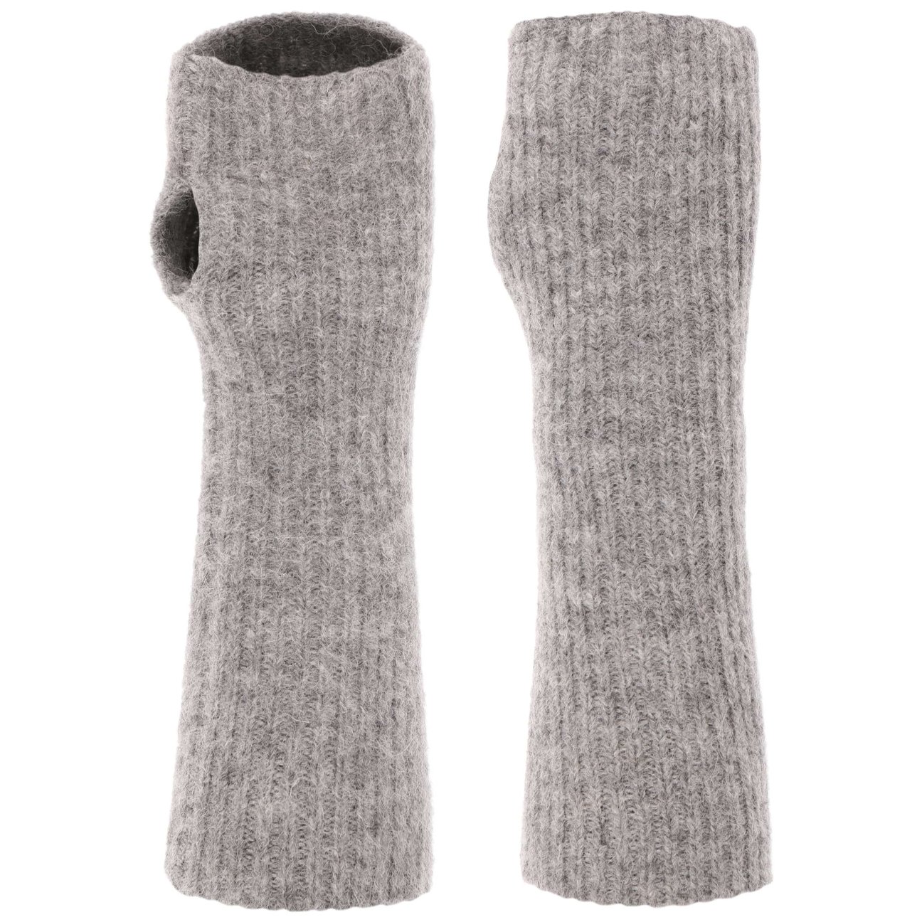 Seeberger Women's Grey Ricalea Alpaca Wrist Warmers By