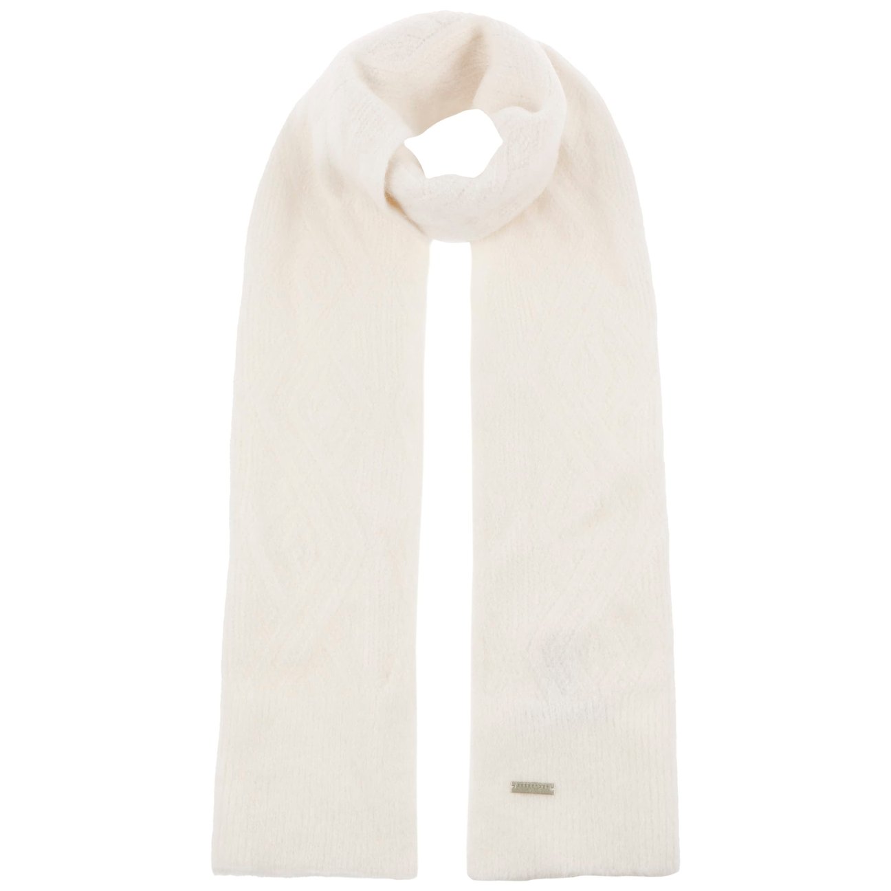 Seeberger Women's Cream White Ricalea Alpaca Knit Scarf By