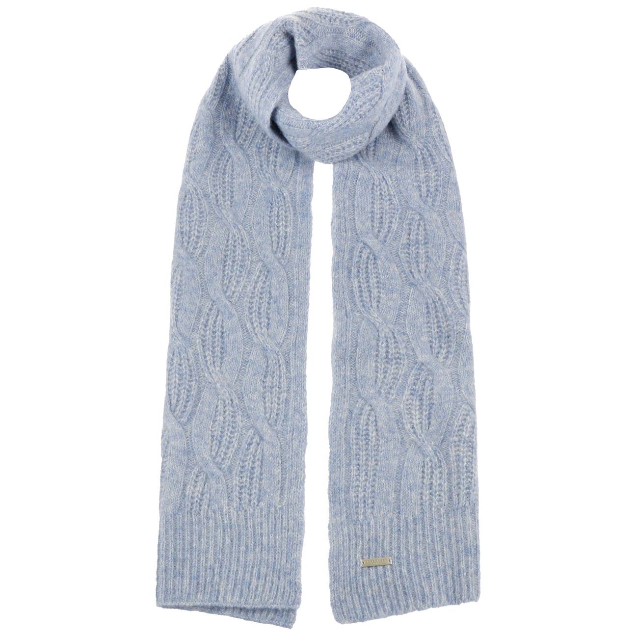 Seeberger Women's Light Blue Annabelle Luxury Knit Scarf By
