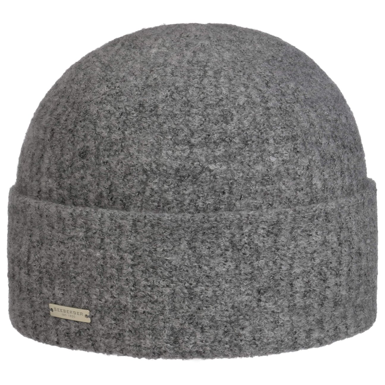 Seeberger Women's Grey Merino Cashmere Beanie Hat By
