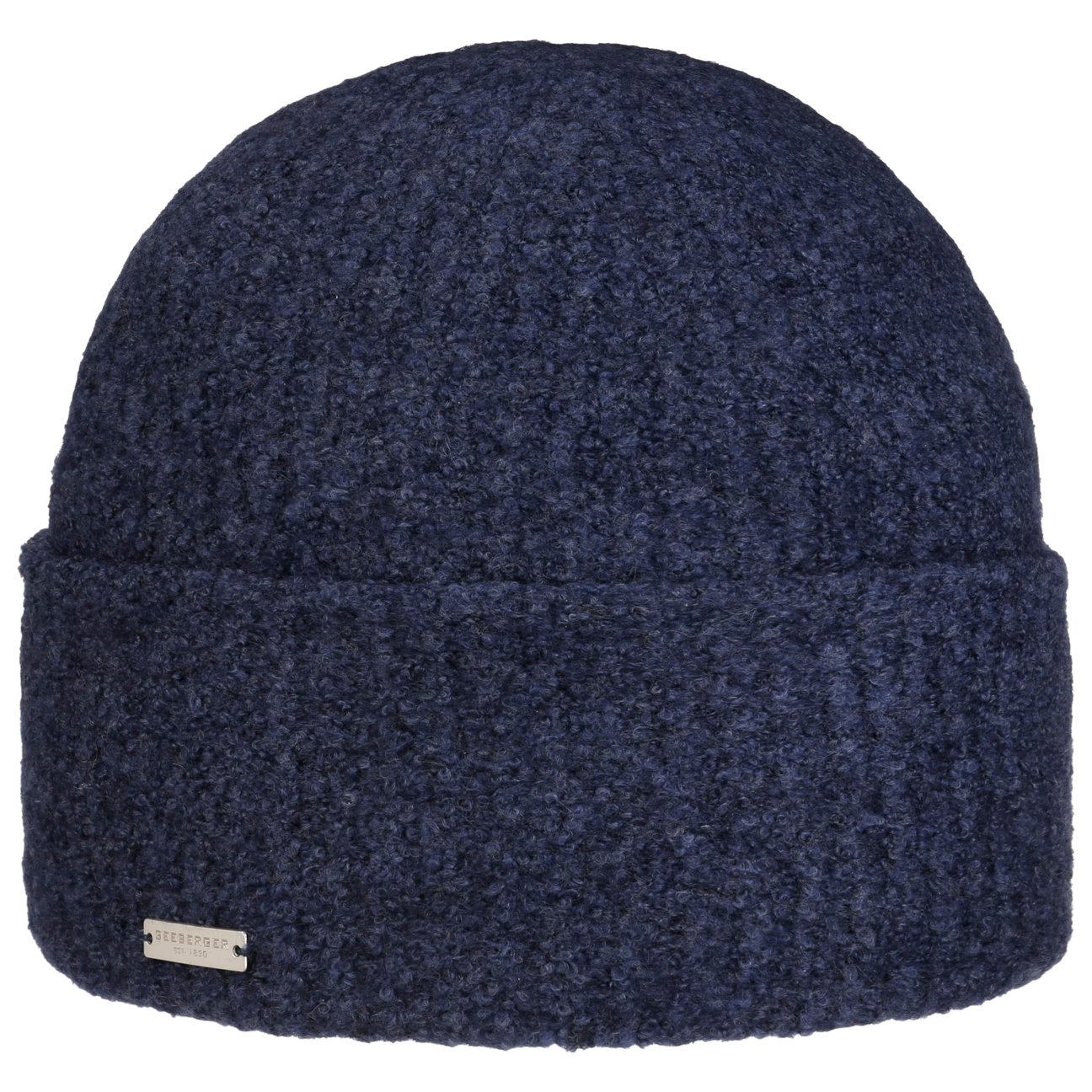 Seeberger Women's Navy Merino Cashmere Beanie Hat By