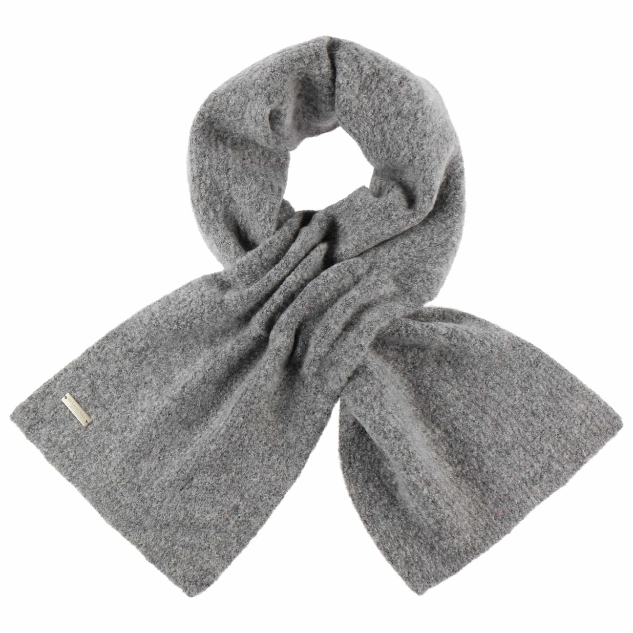 Seeberger Women's Grey Merino Cashmere Scarf By