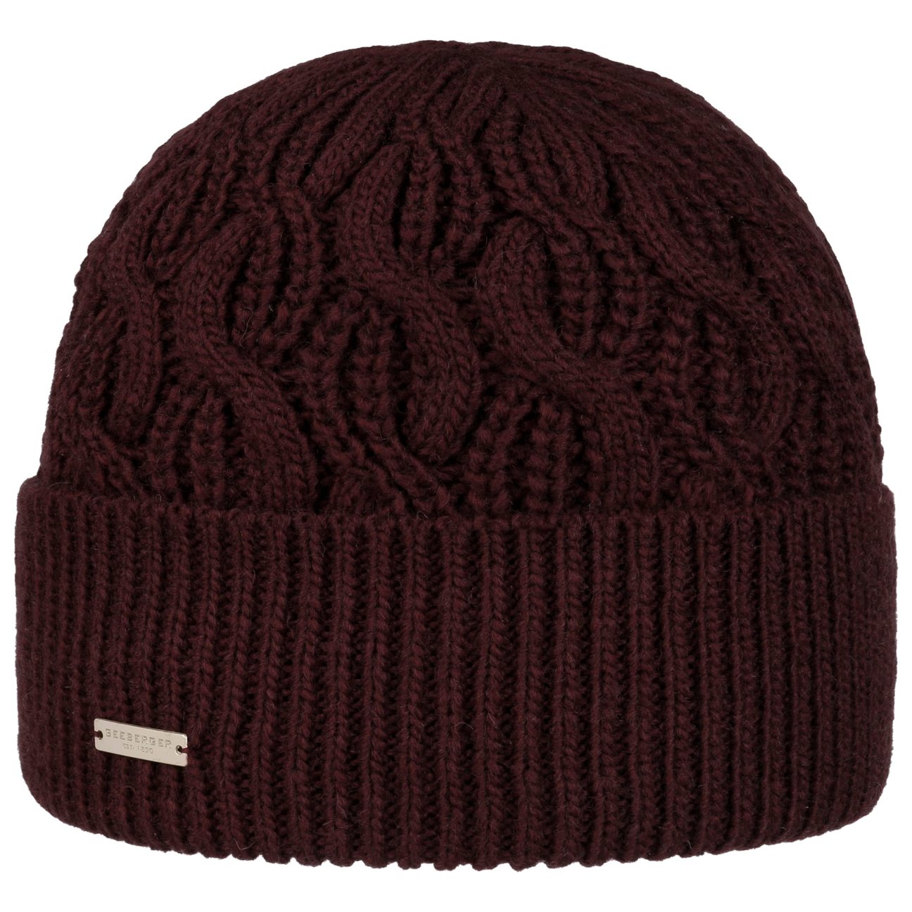 Seeberger Women's Bordeaux Landesta Beanie With Cuff By