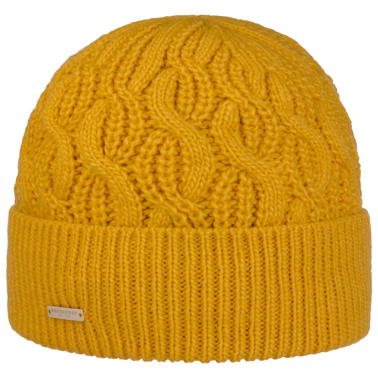 Seeberger Women's Yellow Landesta Beanie With Cuff By