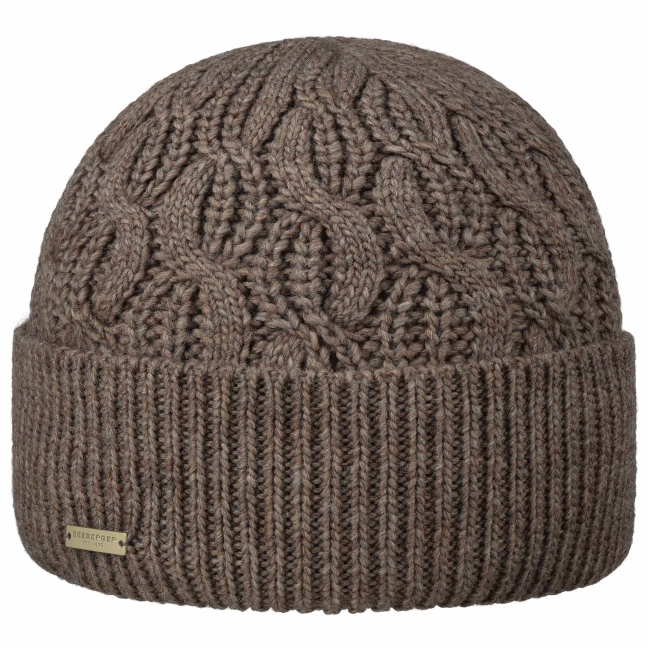 Seeberger Women's Taupe Landesta Beanie With Cuff By