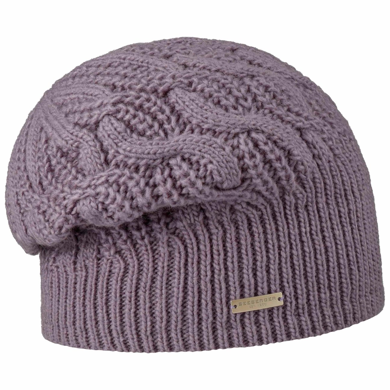 Seeberger Women's Lilac Landesta Headsock Beanie Hat By