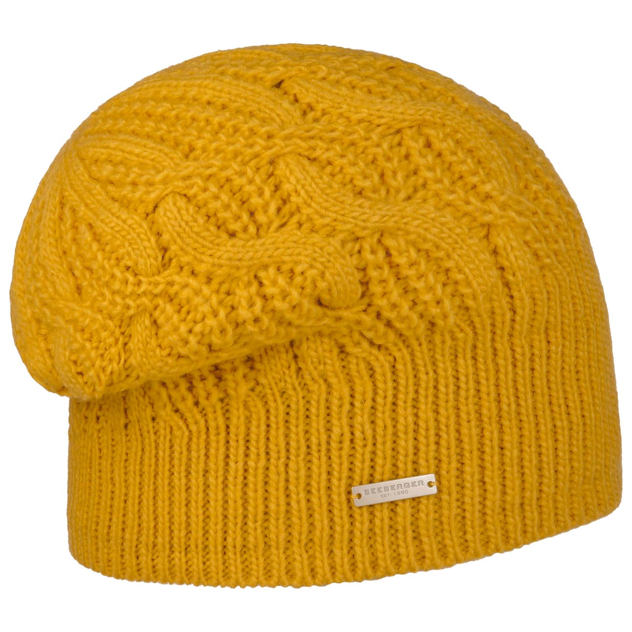 Seeberger Women's Yellow Landesta Headsock Beanie Hat By