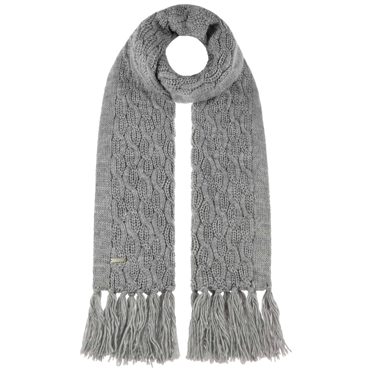 Seeberger Women's Grey Vesina Knit Scarf By