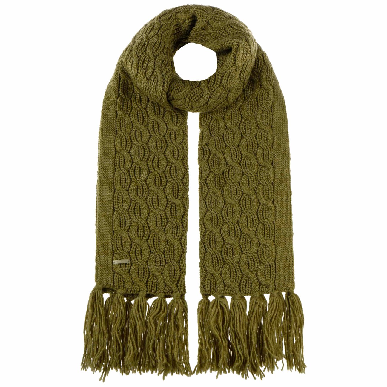 Seeberger Women's Olive Vesina Knit Scarf By