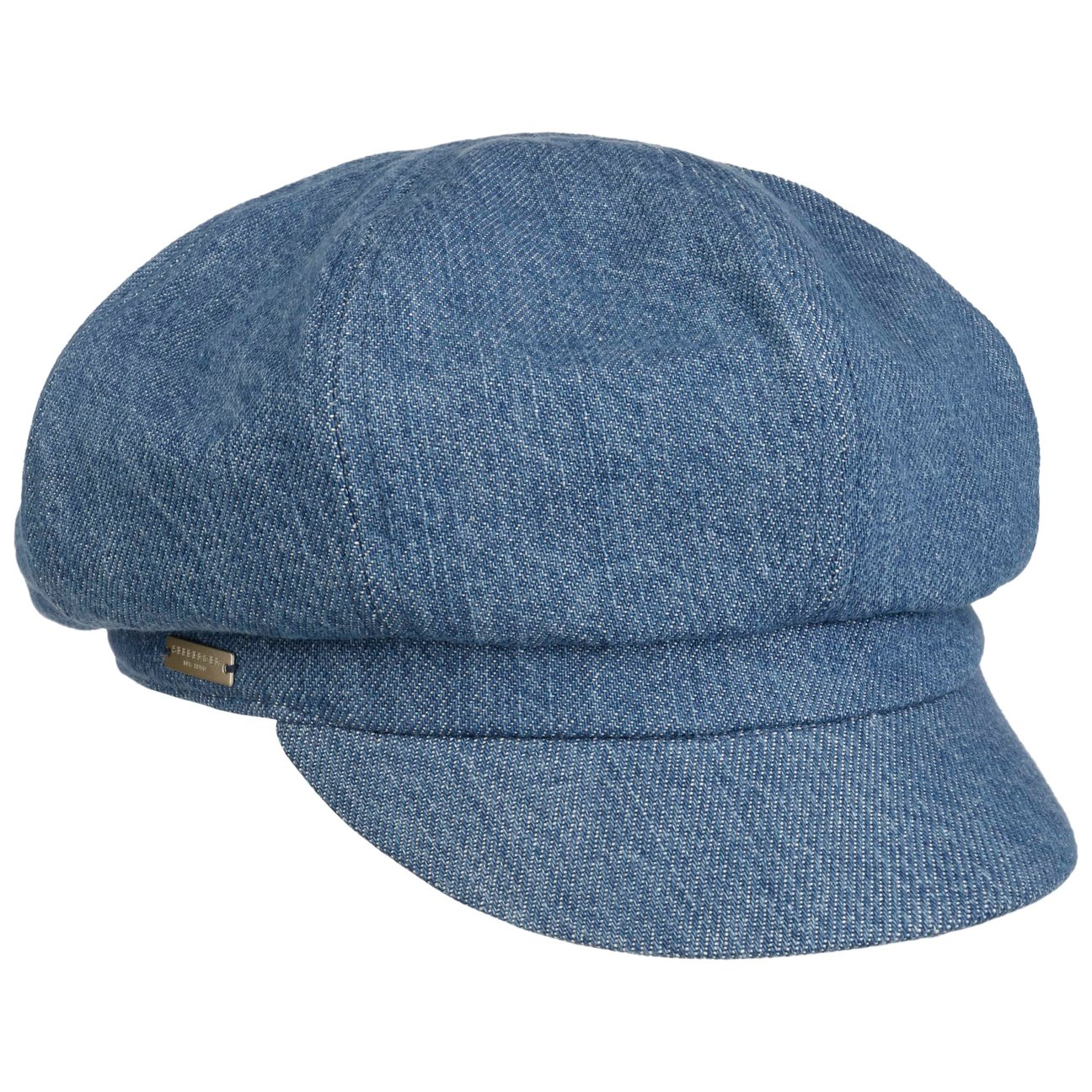 Seeberger Girls Denim Newsboy Cap By