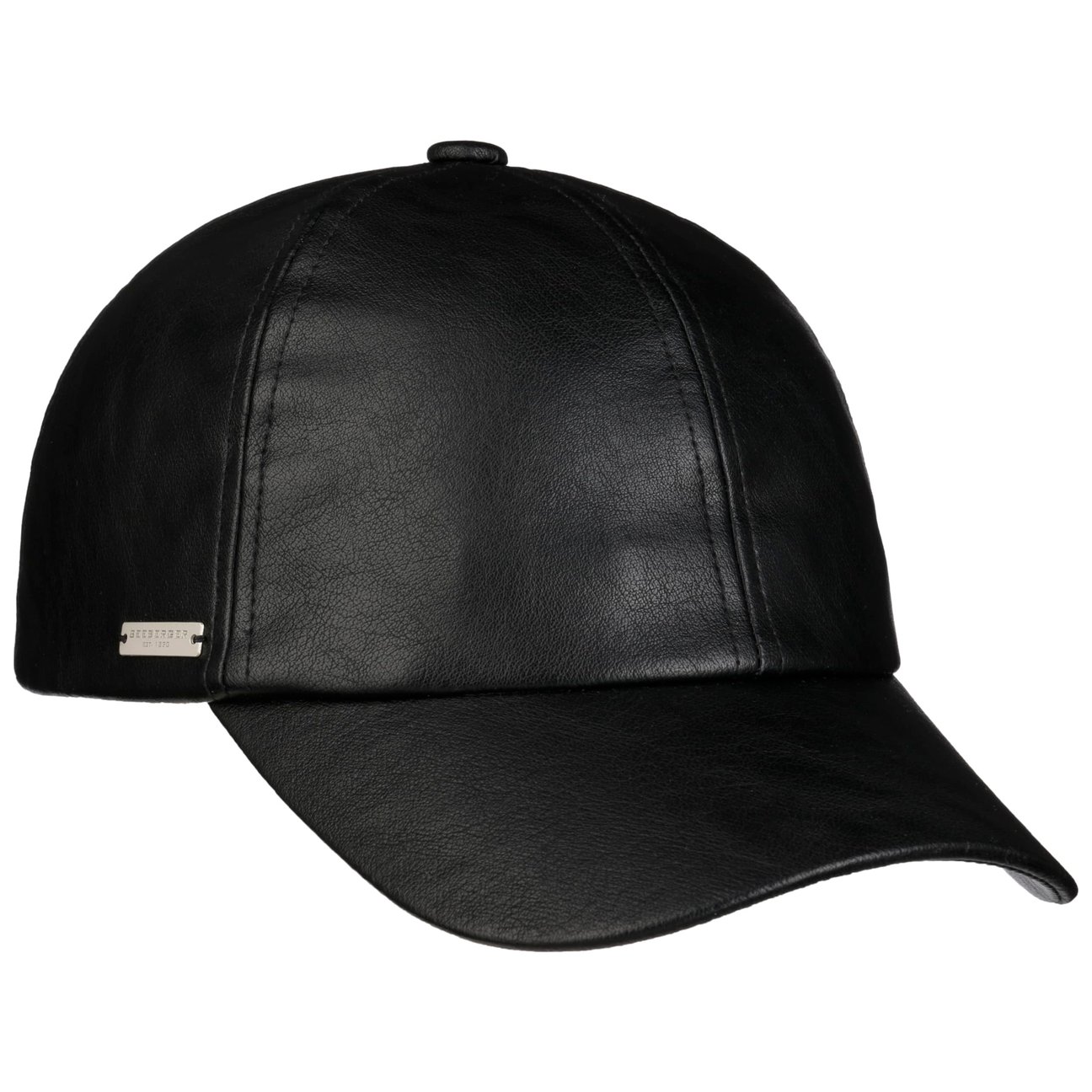 Seeberger Women's Black Uni Faux Leather Cap By