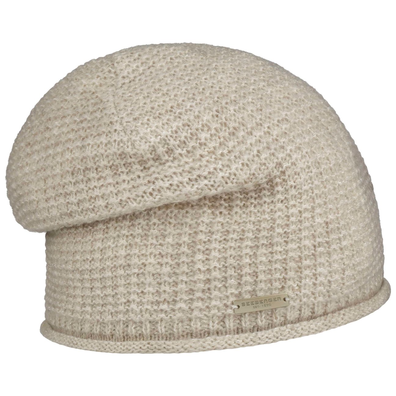 Seeberger Women's Oatmeal Jalica Headsock Knit Beanie Hat By