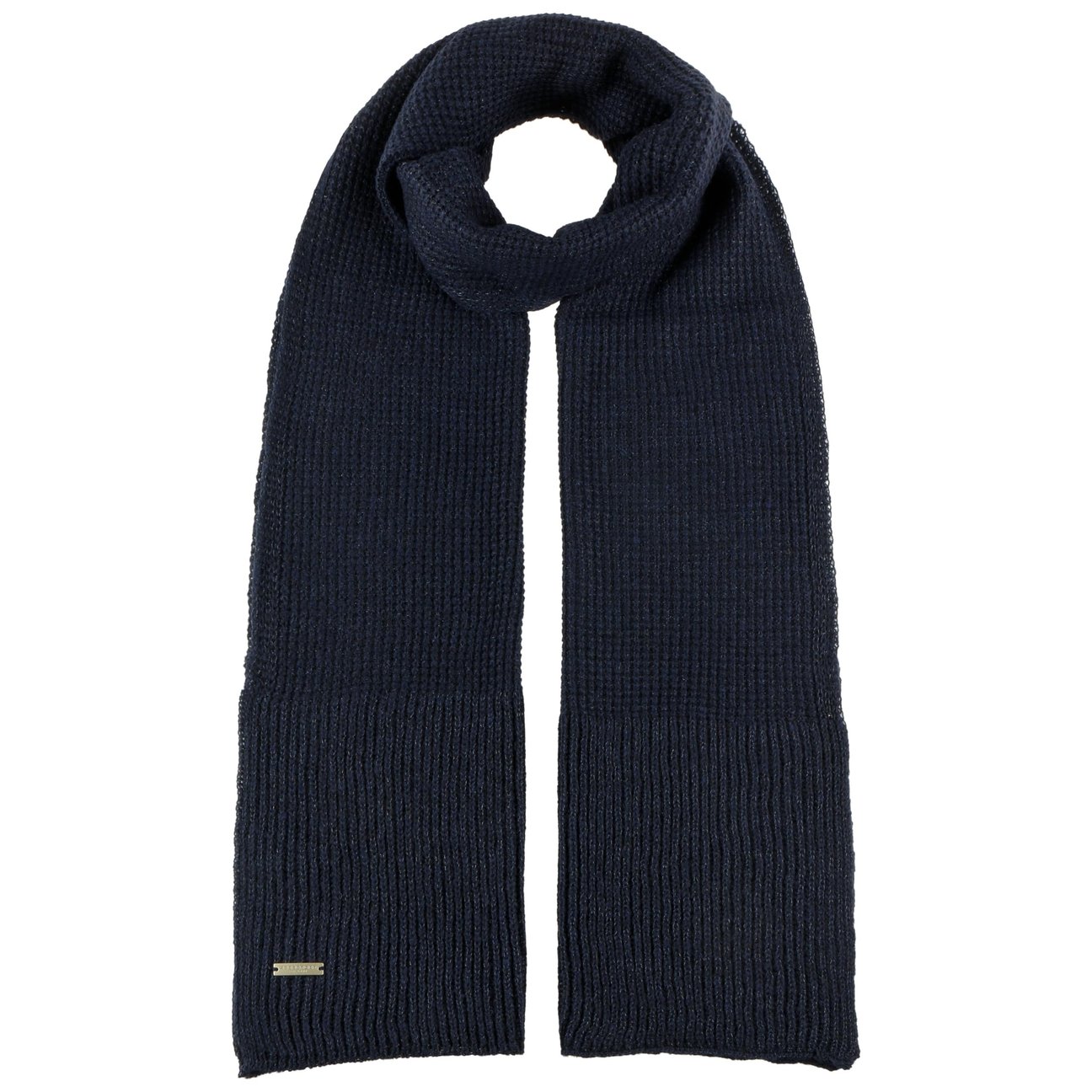 Seeberger Women's Navy Jalica Knit Scarf By