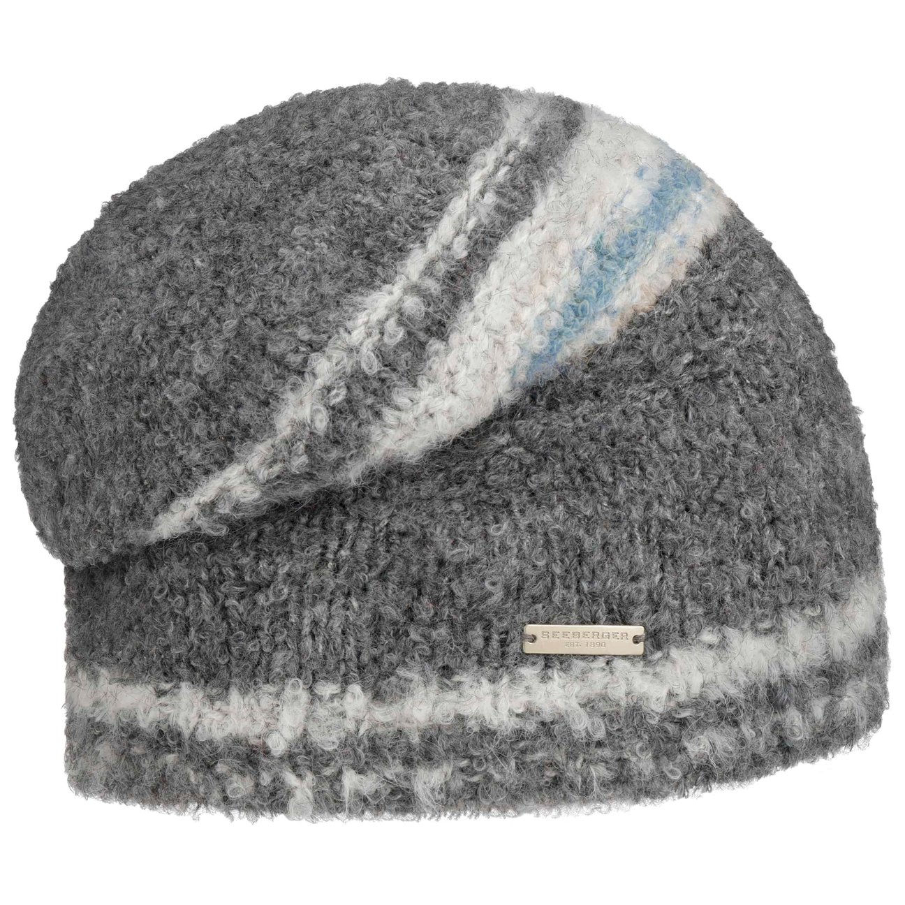 Seeberger Women's Grey Meliva Bouclé Knit Beanie By