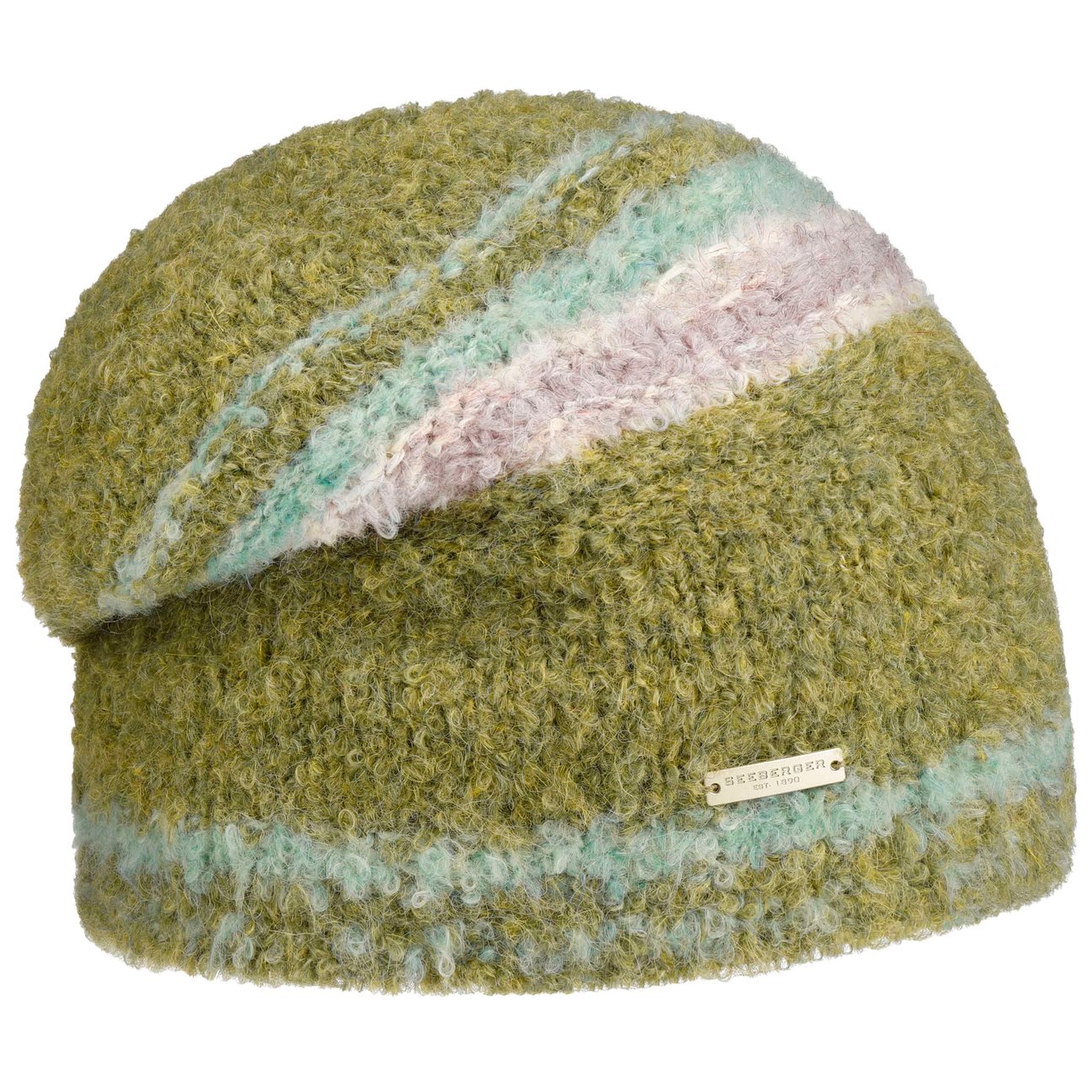 Seeberger Women's Green Meliva Bouclé Knit Beanie By