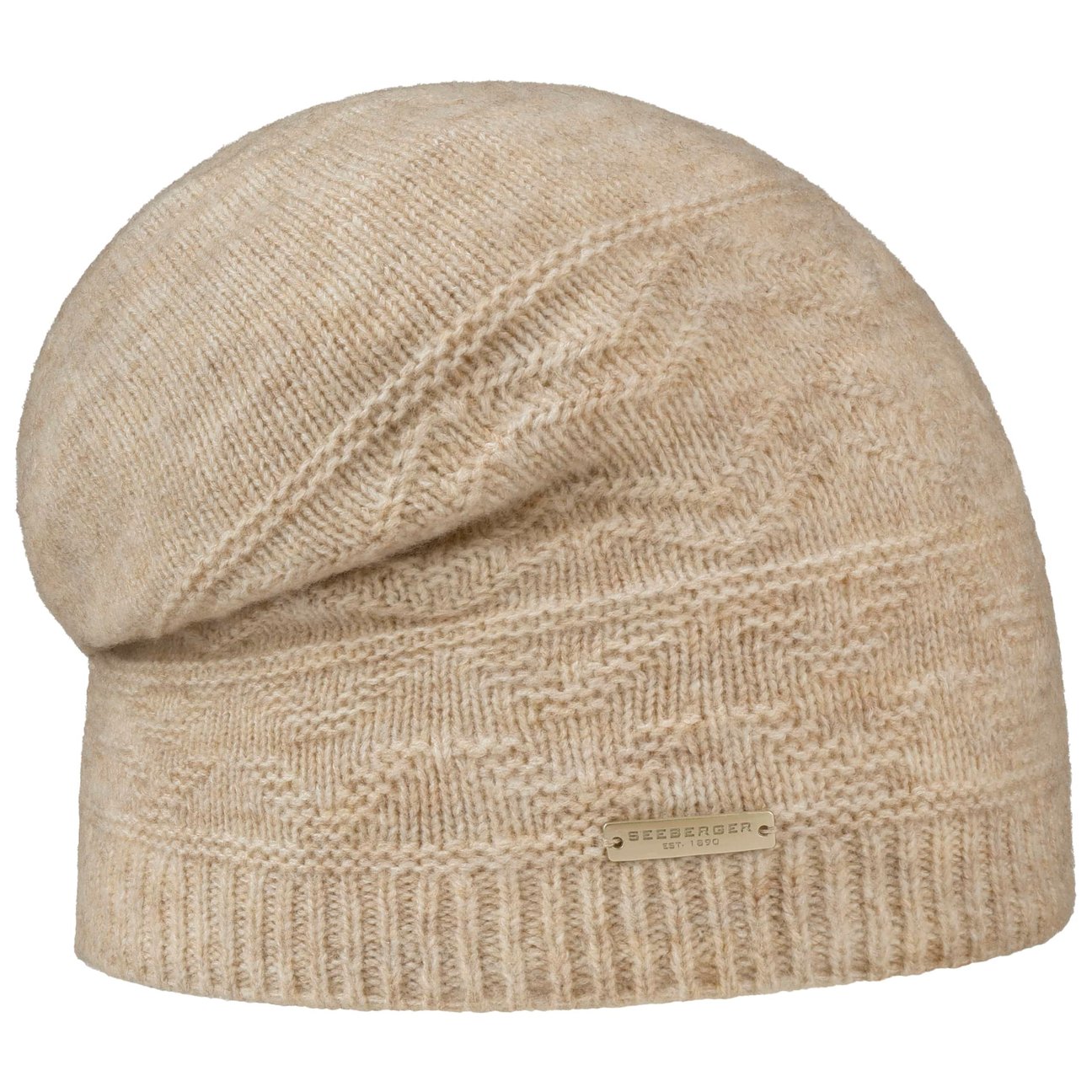 Seeberger Women's Oatmeal Mavilla Headsock Beanie Hat By