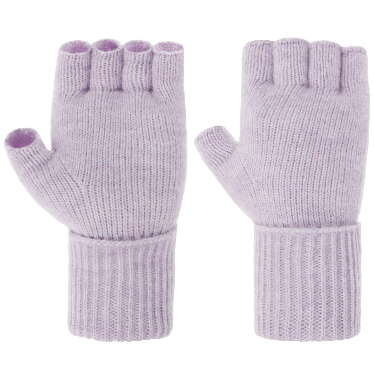 Seeberger Women's Lilac Classic Fingerless Gloves By