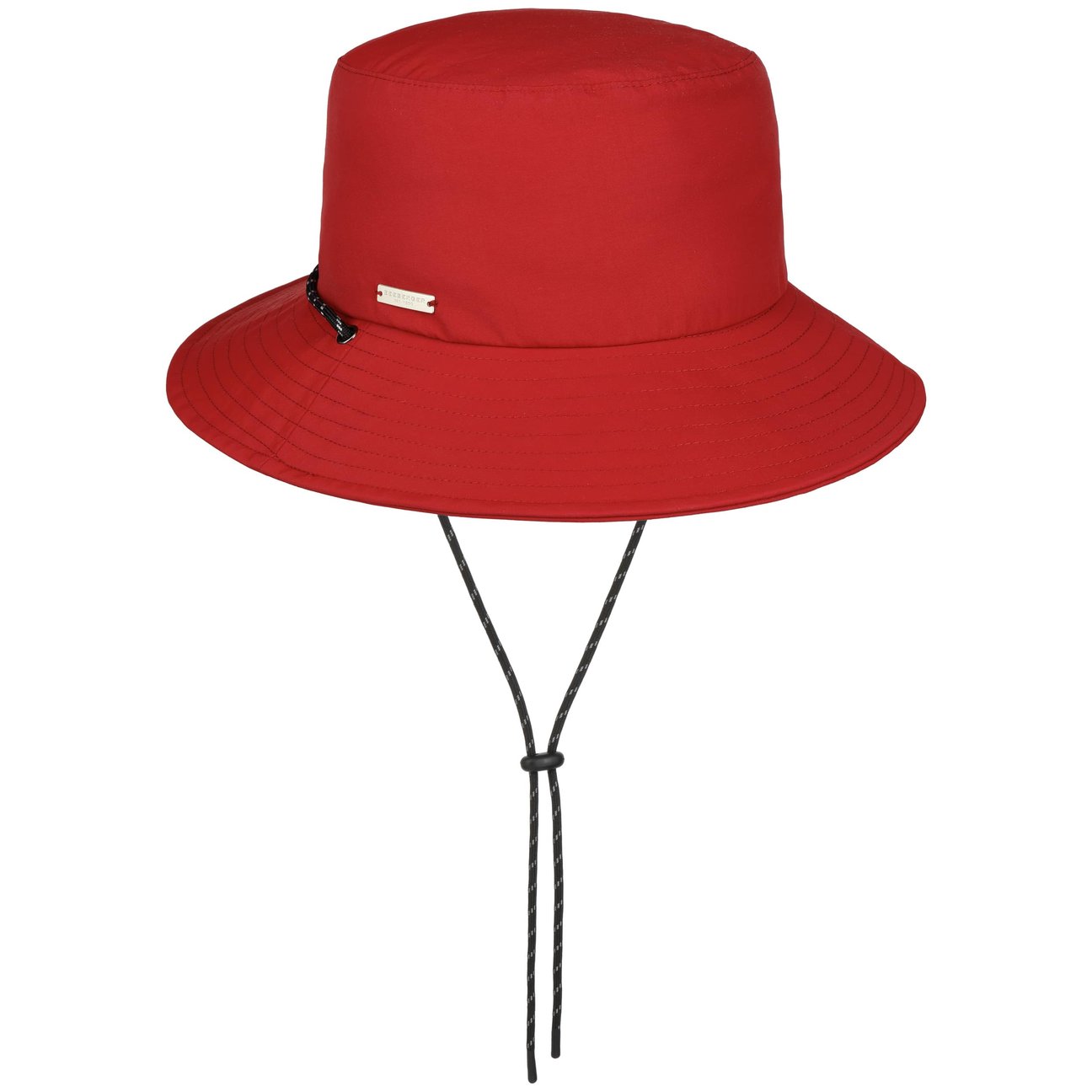 Seeberger Women's Red Uni Bucket Rain Hat By