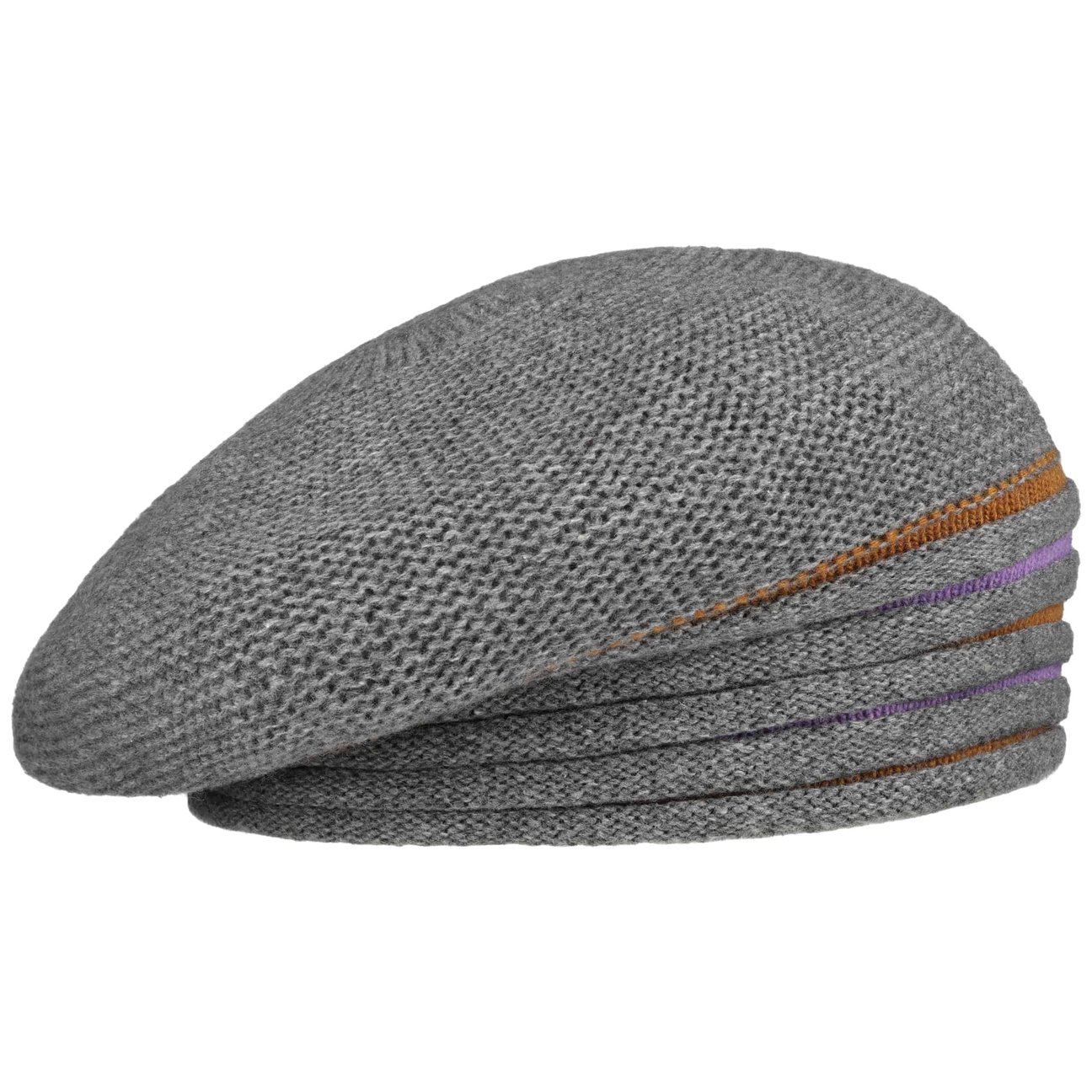 Bedacht Women's Grey Liavera Knit Beret By
