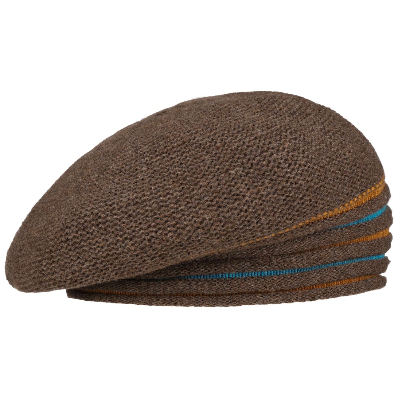 Bedacht Women's Taupe Liavera Knit Beret By