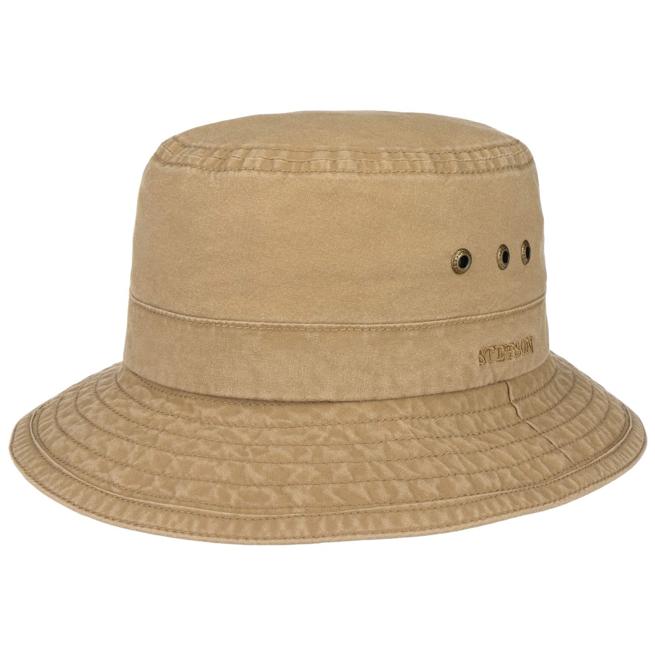 Stetson Women's Dark Beige Reston Bucket Hat By