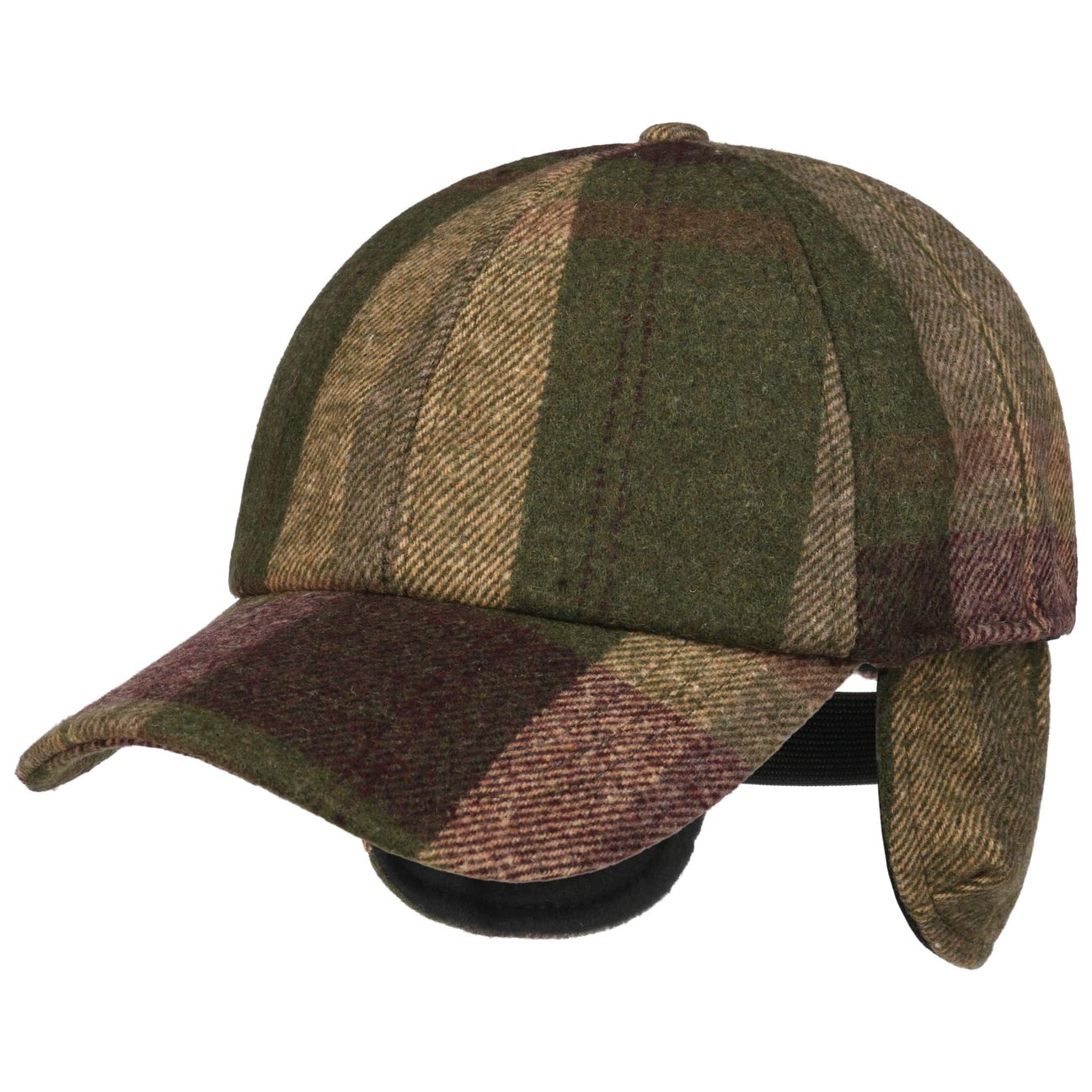 Lipodo Women's Olive Kennett Cap With Ear Flaps By