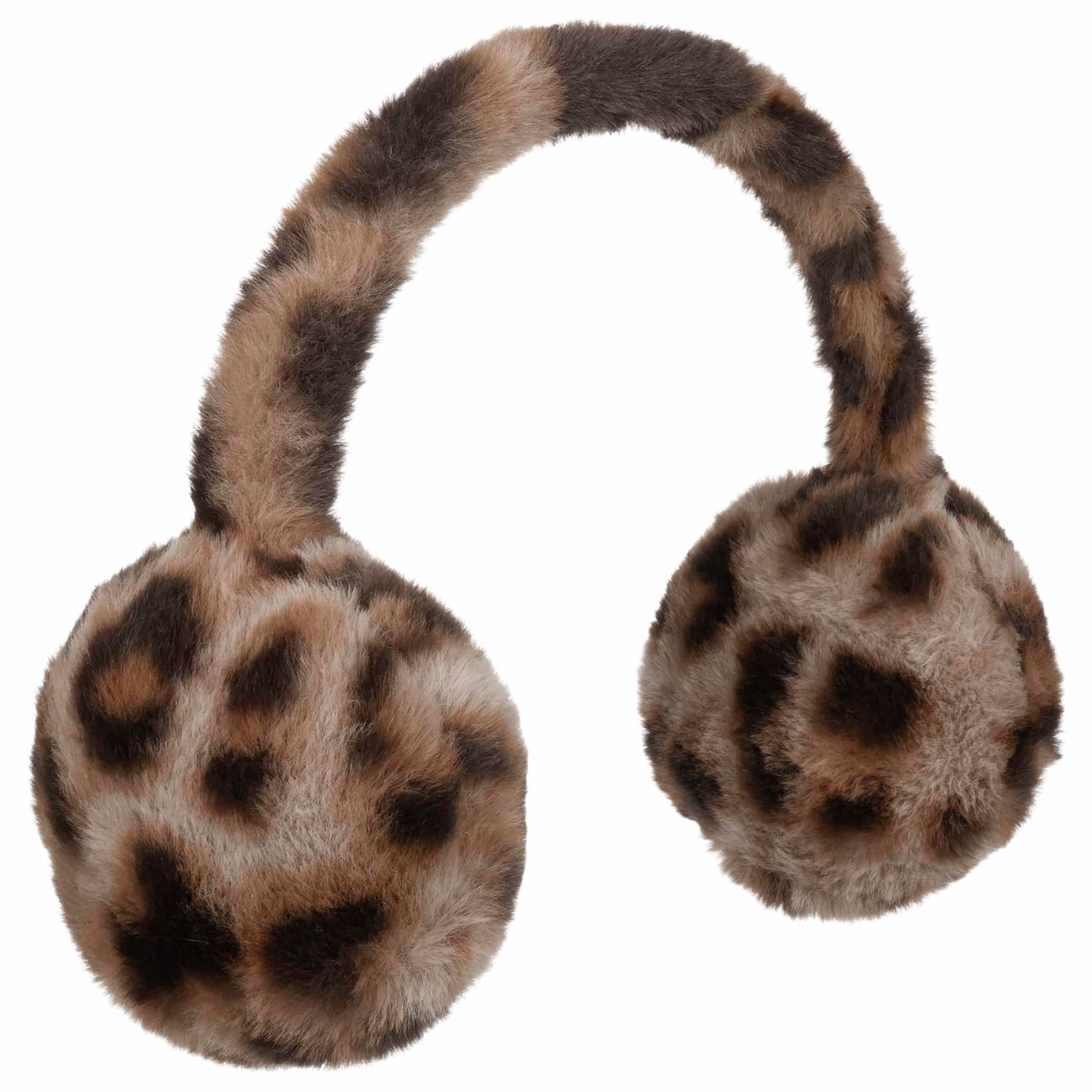 Lipodo Women's Brown Classic Leo Ear Warmers By
