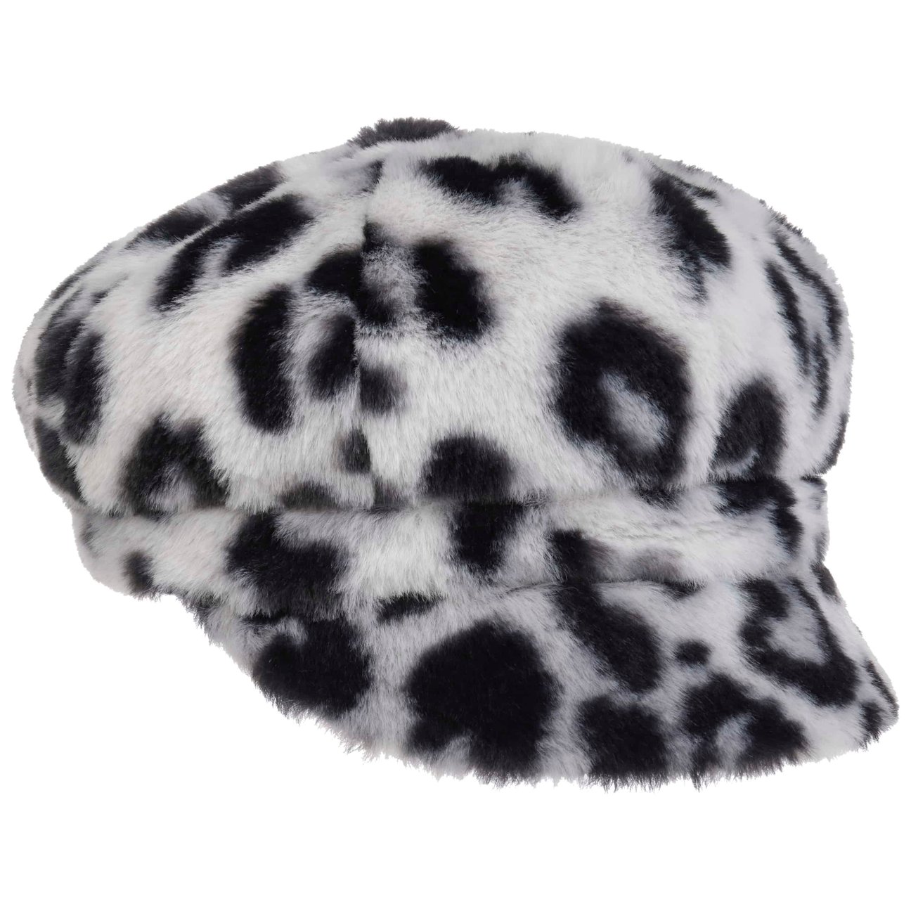 Lipodo Girls Grey Classic Leo Newsboy Cap By