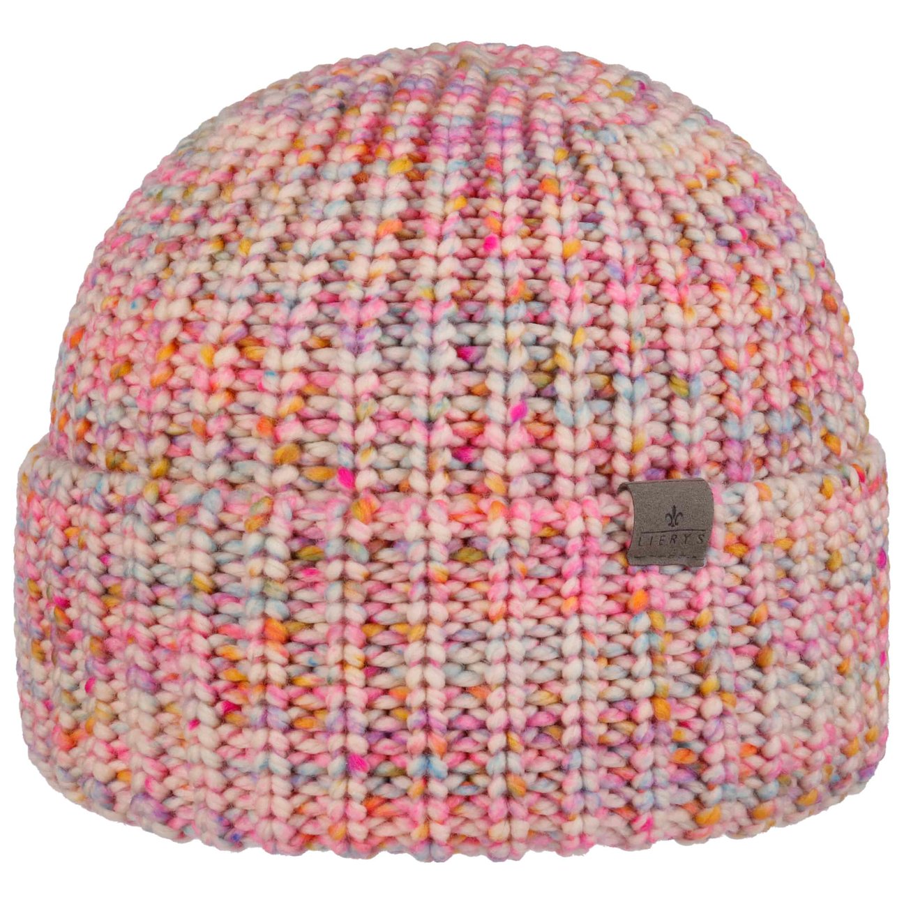 Lierys Women's Mixed Colours Meanda Merino Knit Beanie By