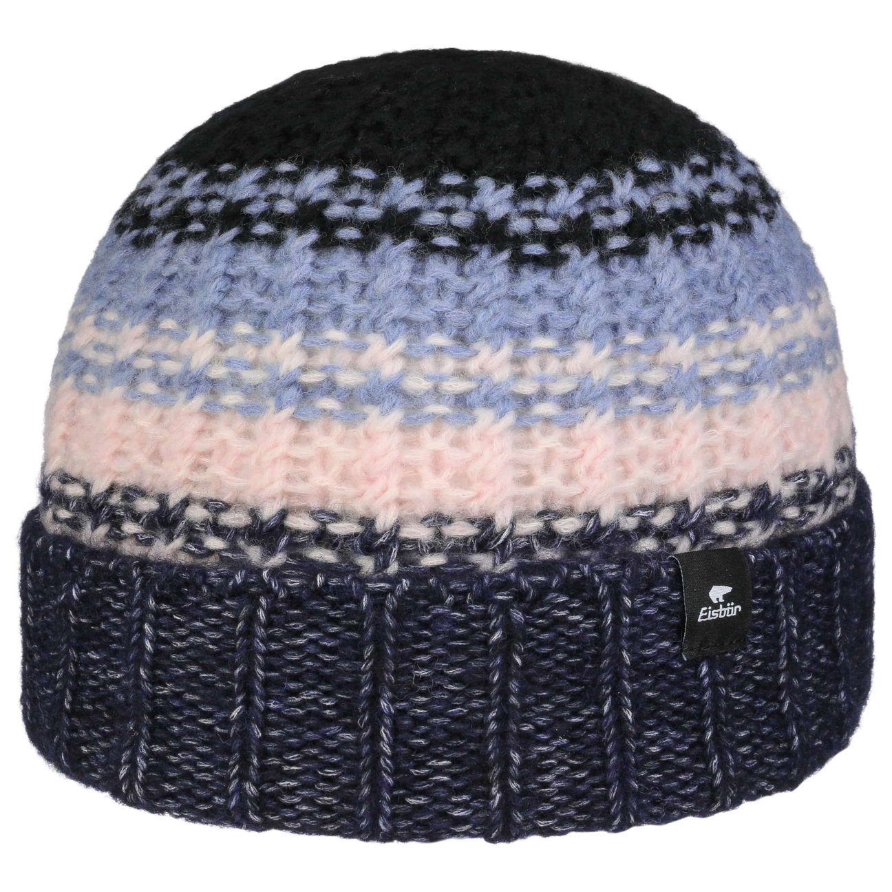 Eisbär Men's Navy Sonom Beanie Hat With Cuff By