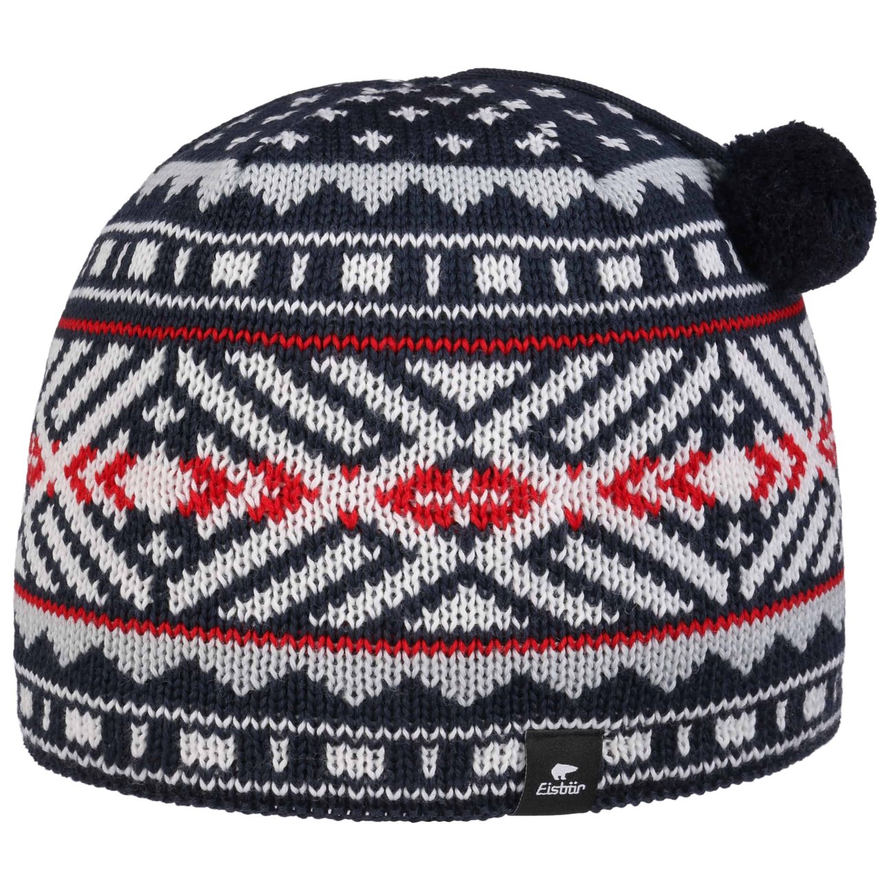 Eisbär Women's Navy Hanz Pompom Hat By