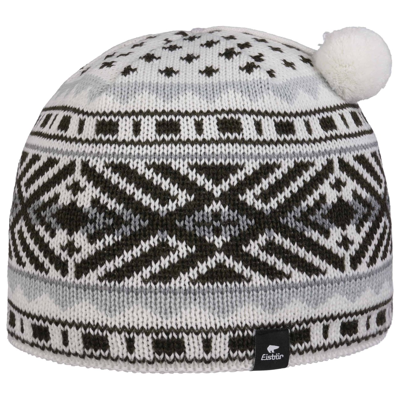 Eisbär Women's White Hanz Pompom Hat By