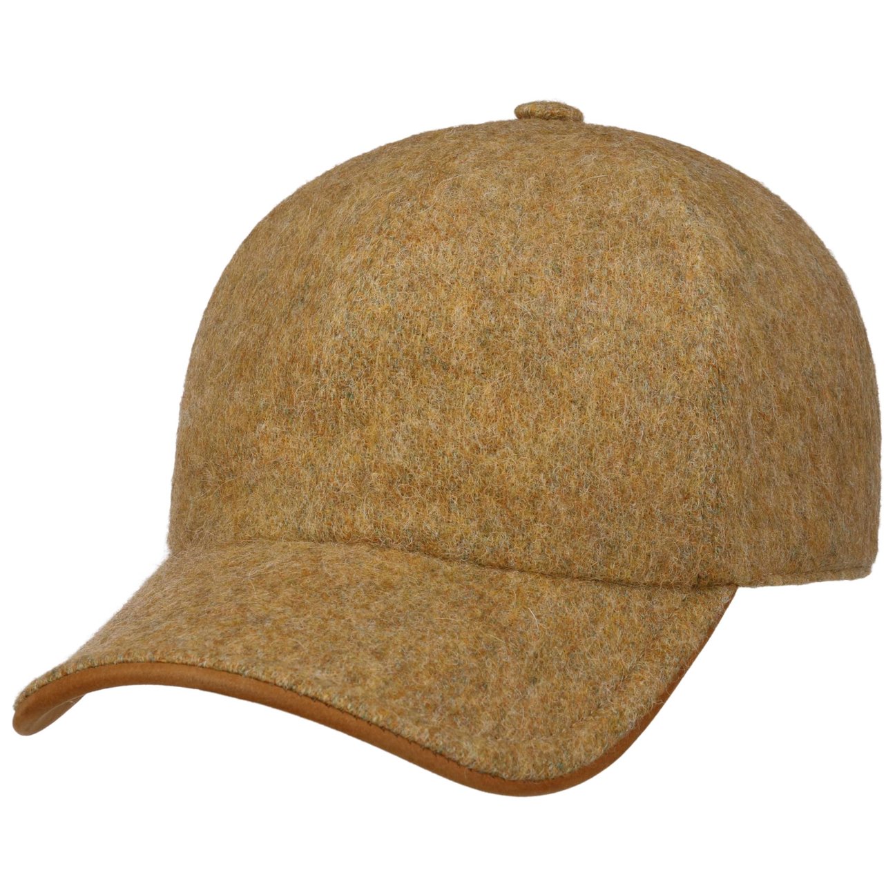 Alfonso D´Este Camel Classic Fusion Wool Cap By Alfonso D'este