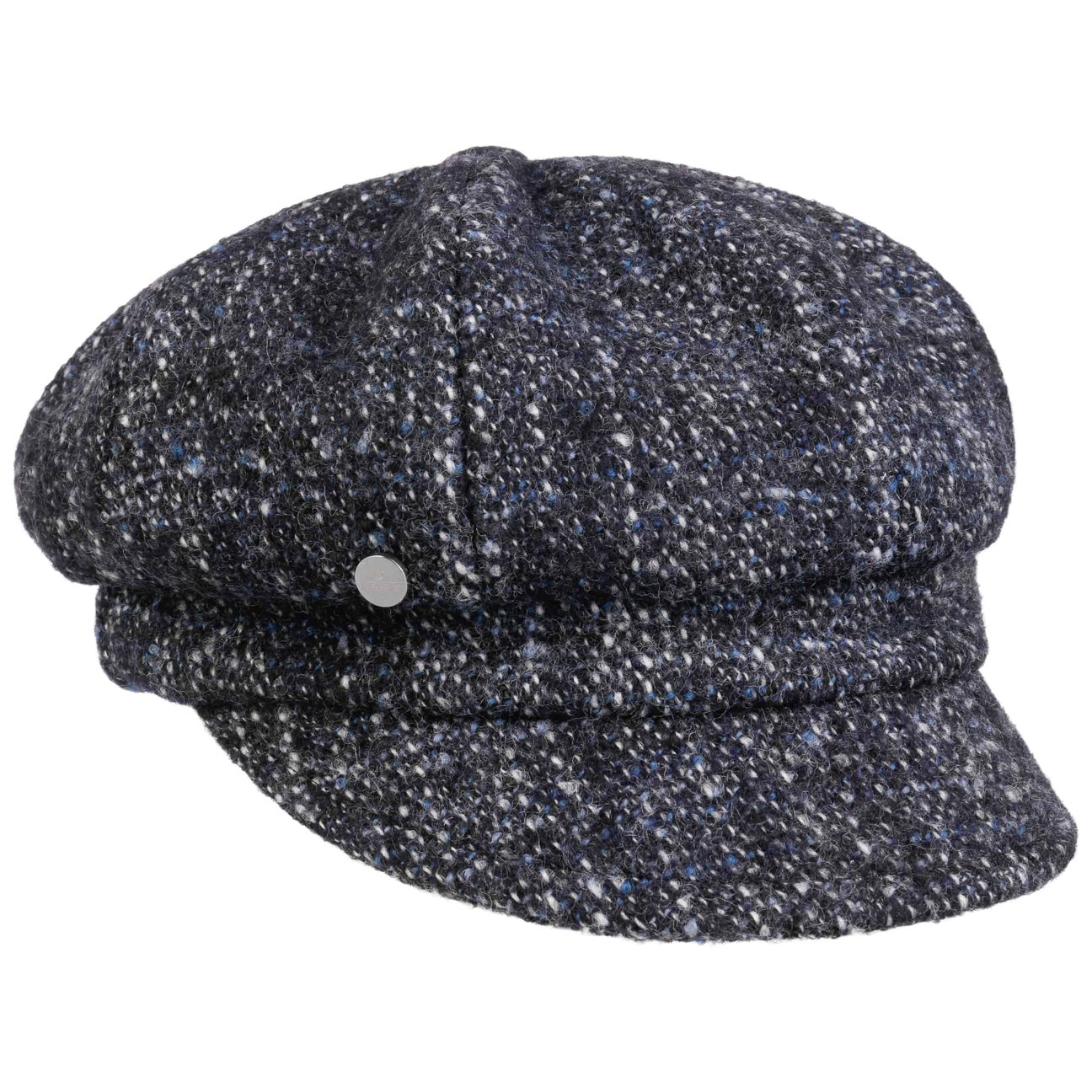 Lierys Girls Blue-Mottled Davalé Newsboy Cap By