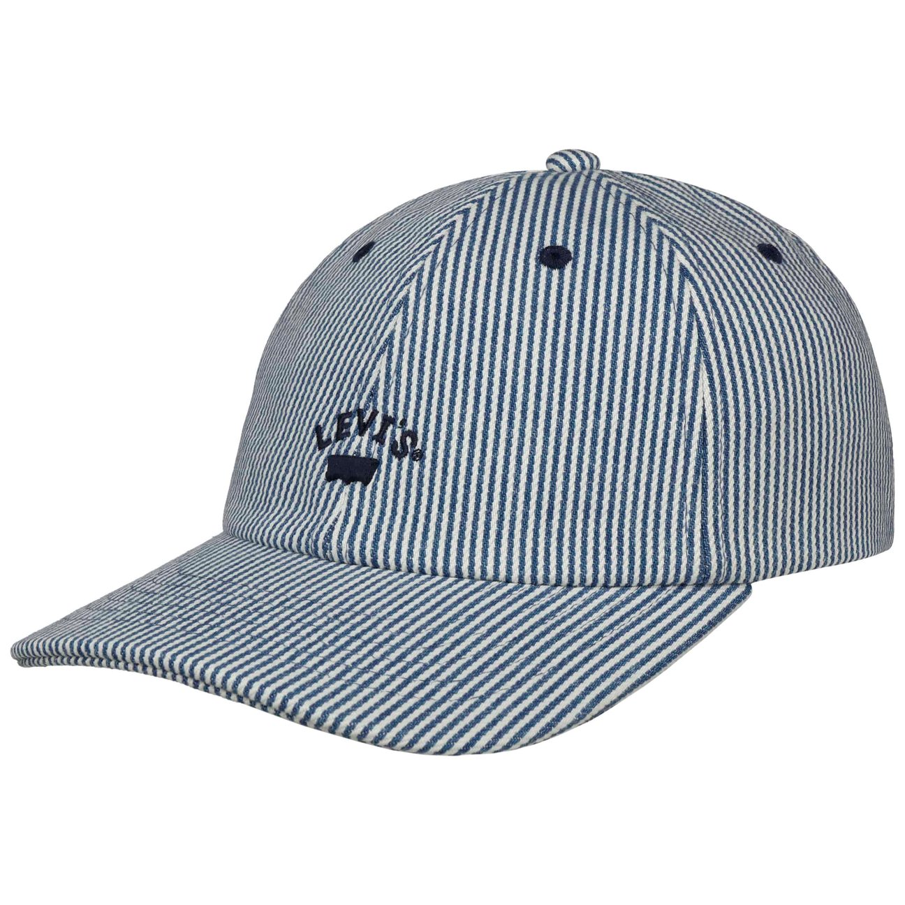 LeviS® Women's Blue-White Lazy Logo Cap By