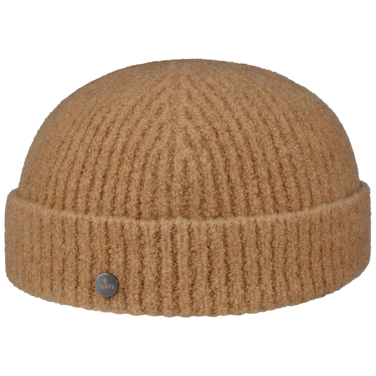 Lierys Women's Beige Fine Merino Docker Hat By
