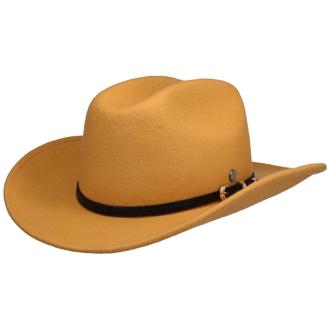 Lierys Mustard Jornick Wool Western Hat By