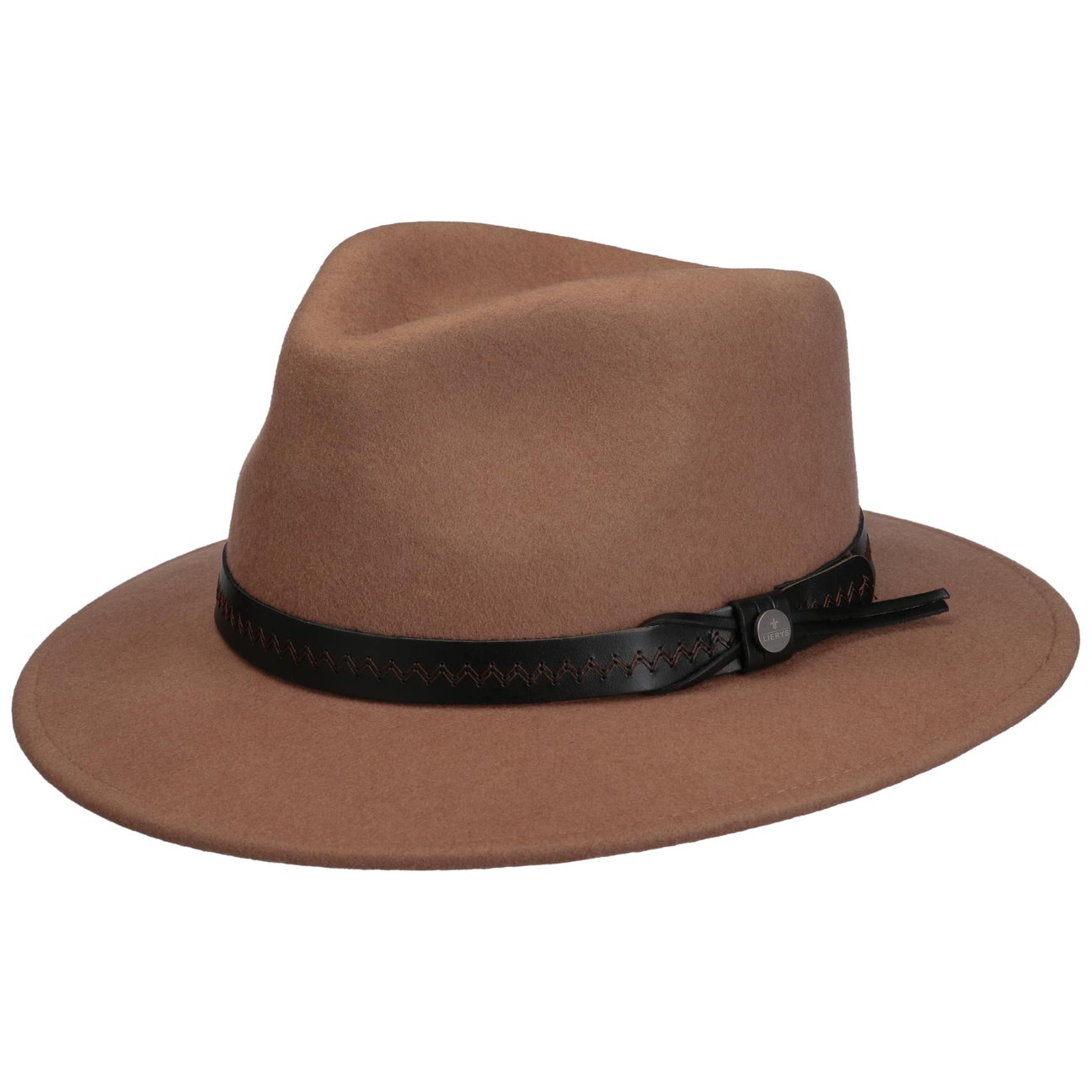 Lierys Beige Yalden Wool Hat By