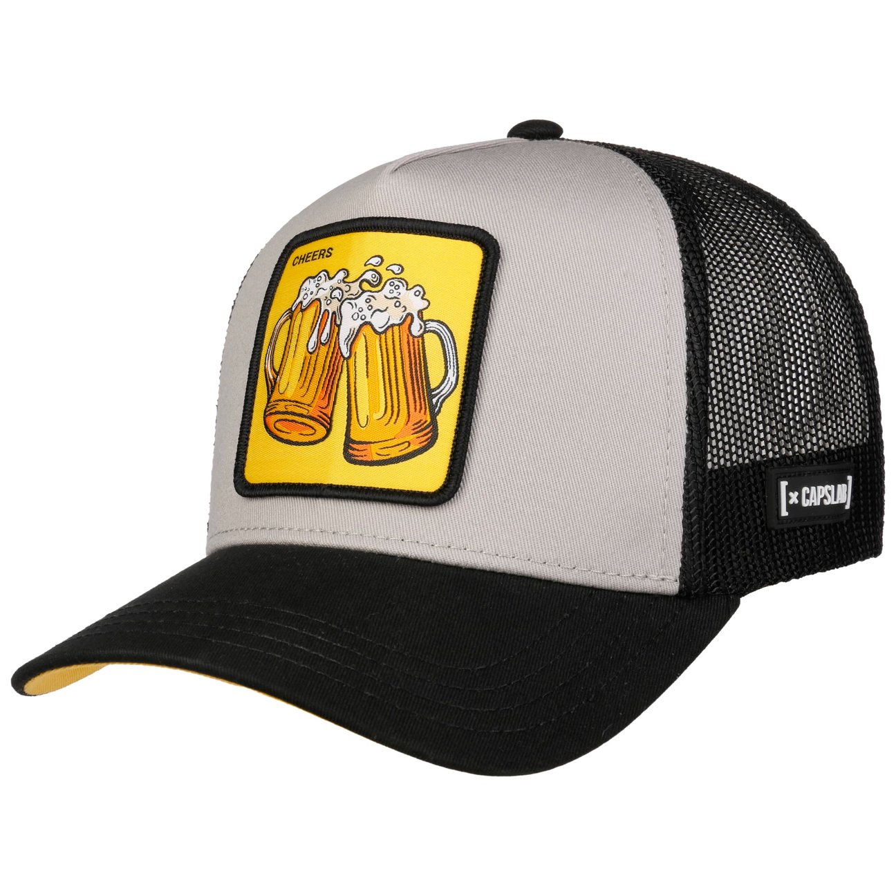 Capslab Women's Yellow Cheers Trucker Cap By