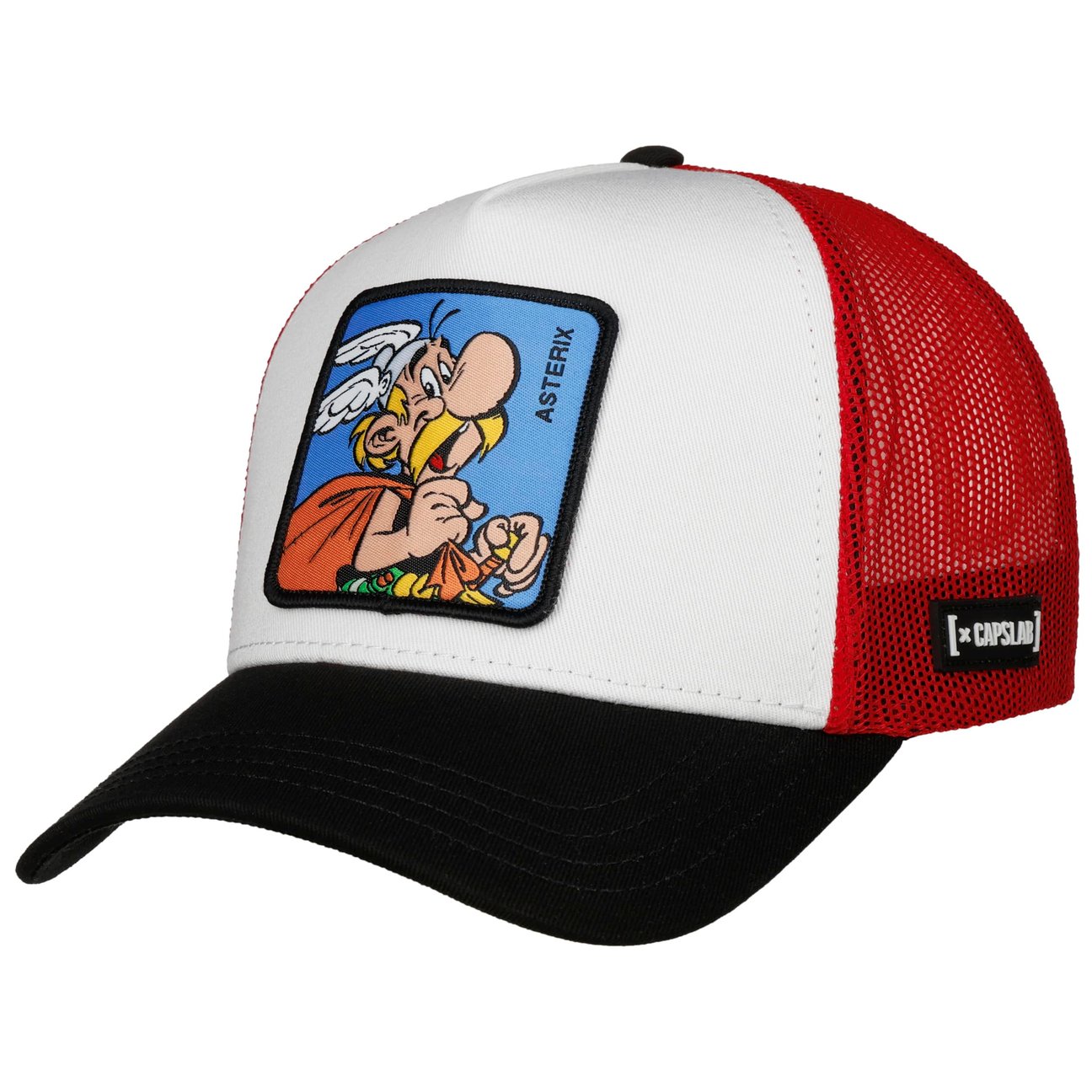 Capslab Women's Burgundy-Black Asterix Trucker Cap By