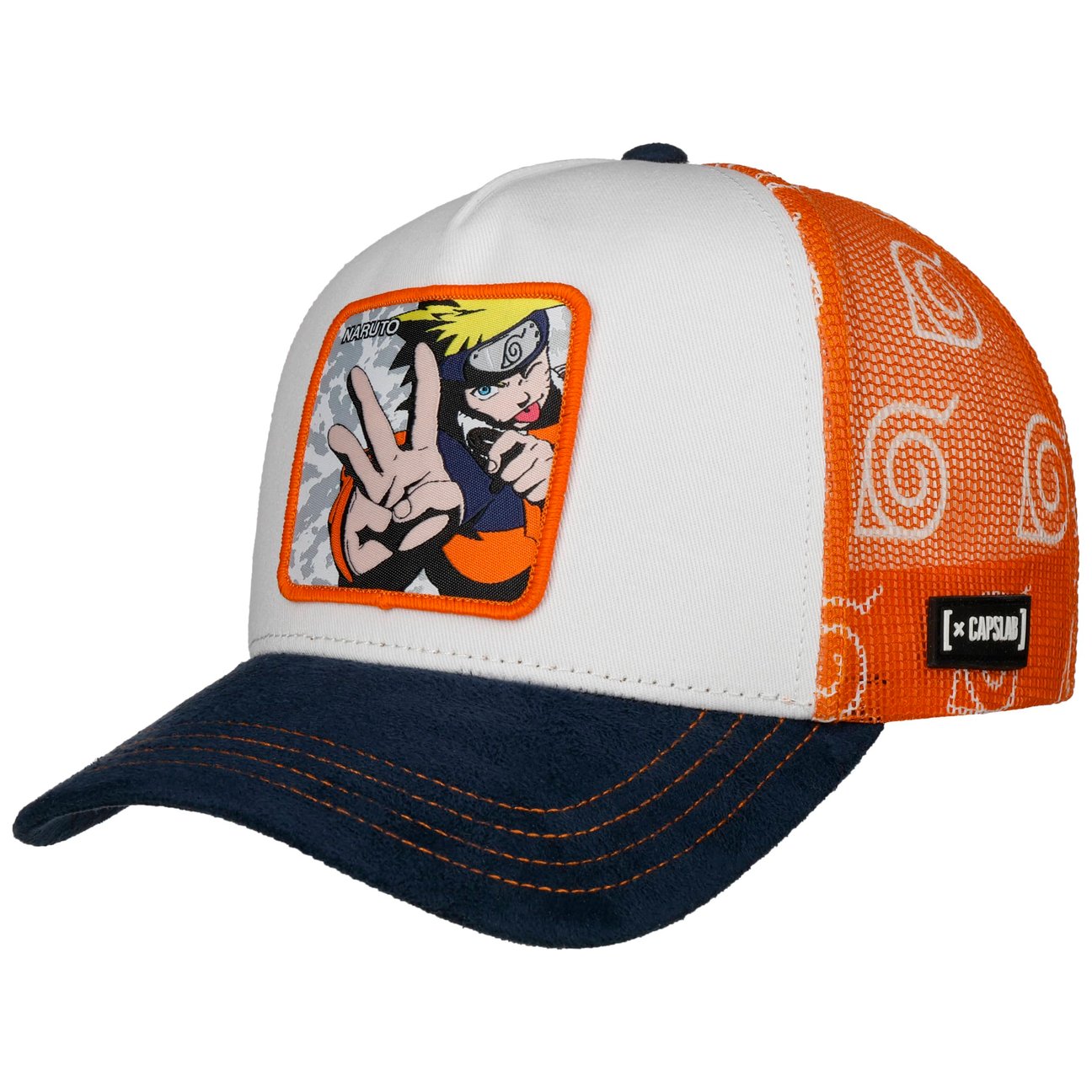 Capslab Women's Orange Naruto Trucker Cap By