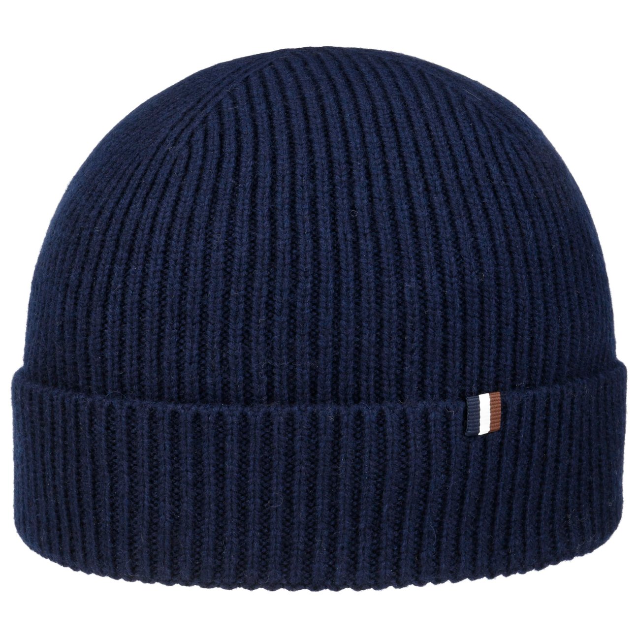 Bugatti Navy Classic Rib Beanie Hat By