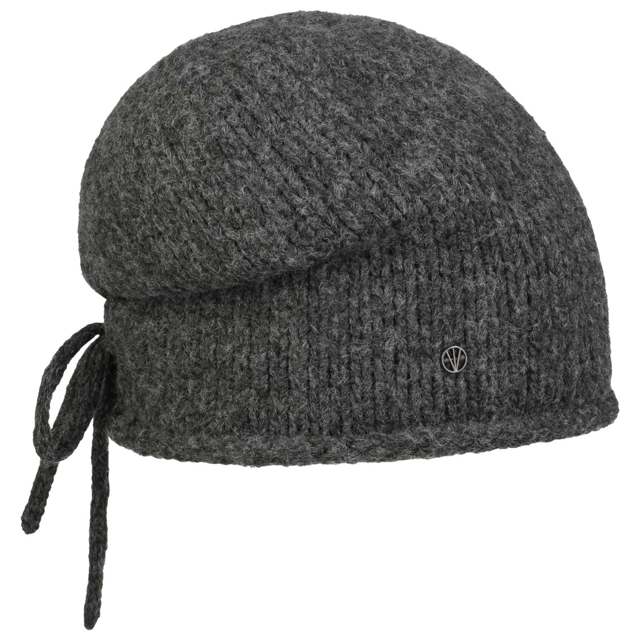 Loevenich Women's Anthracite Soft Oversize Beanie Hat By