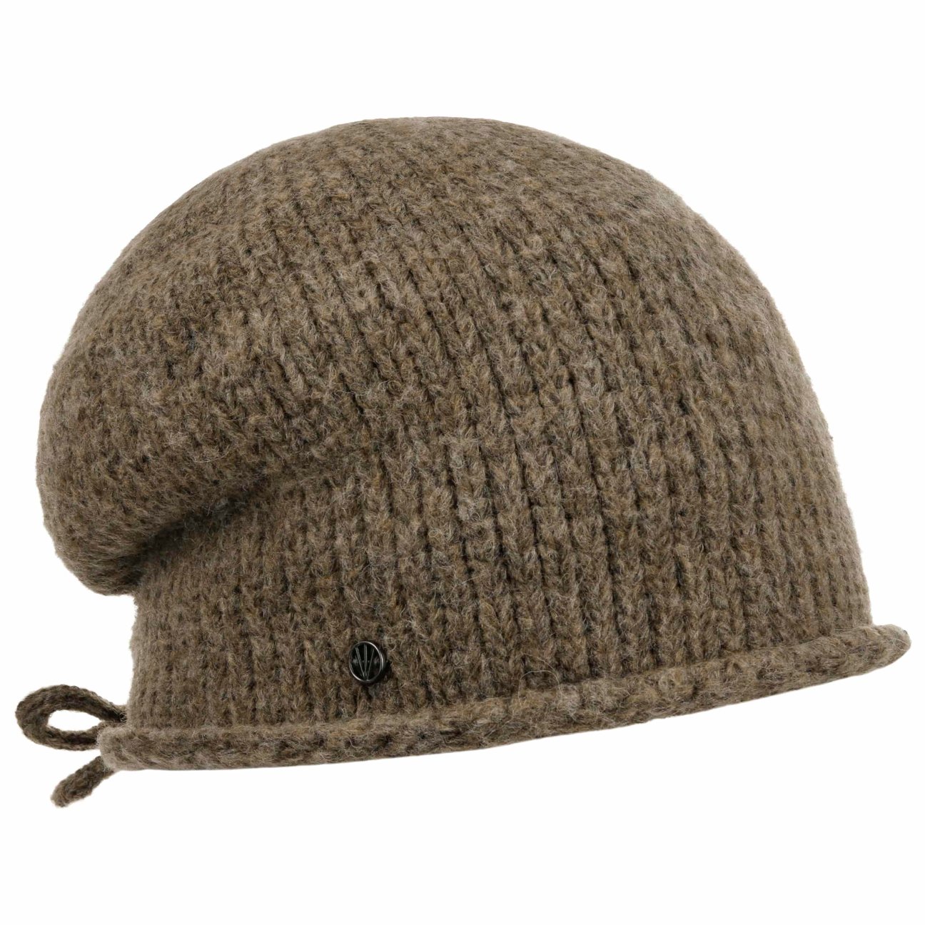 Loevenich Women's Taupe Soft Oversize Beanie Hat By