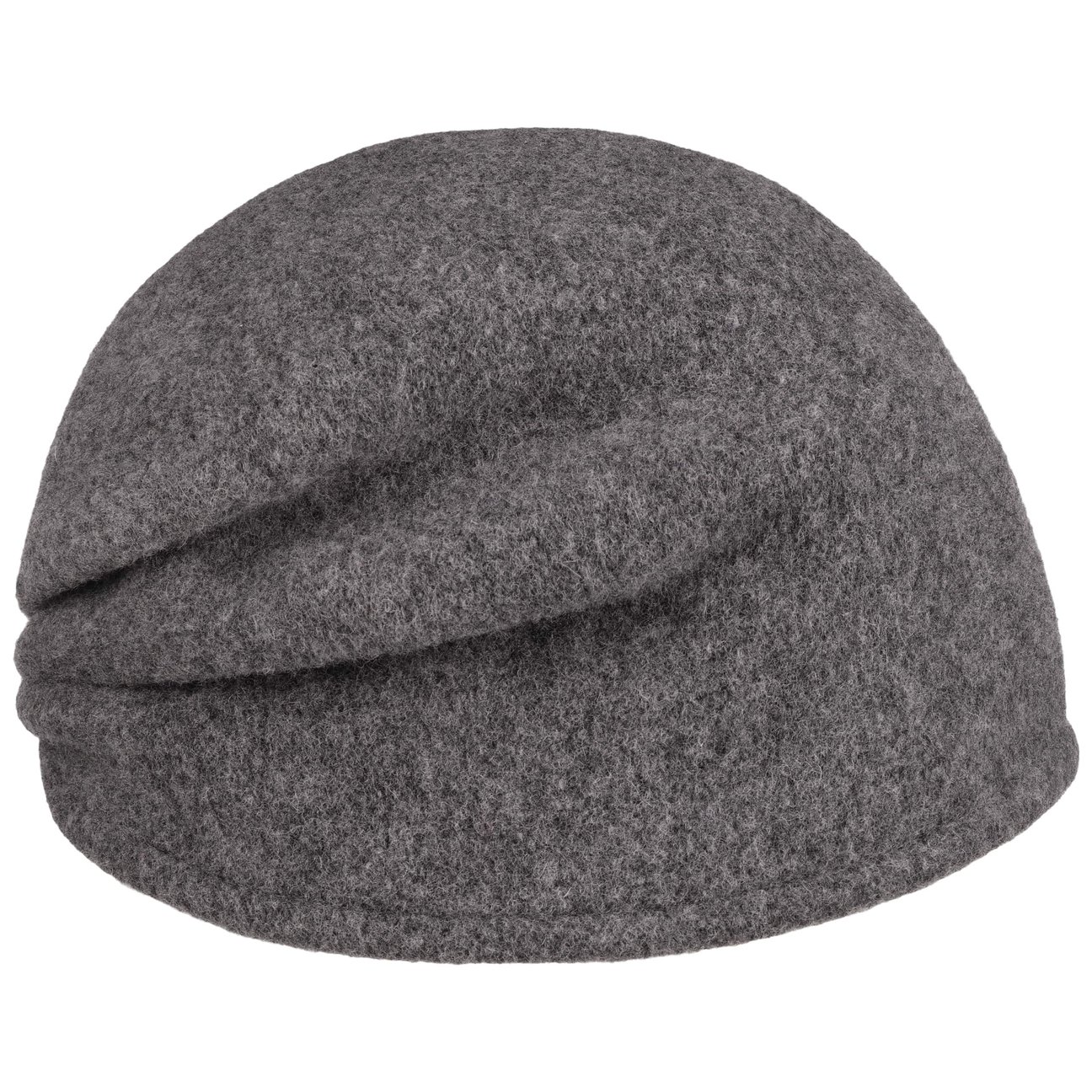 Loevenich Women's Dark Grey Liliova Milled Wool Hat By