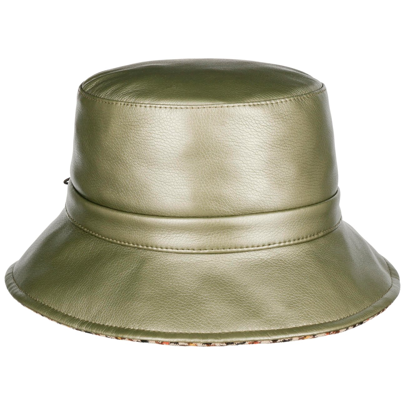 Lierys Women's Green Metallic Cloth Bucket Hat By