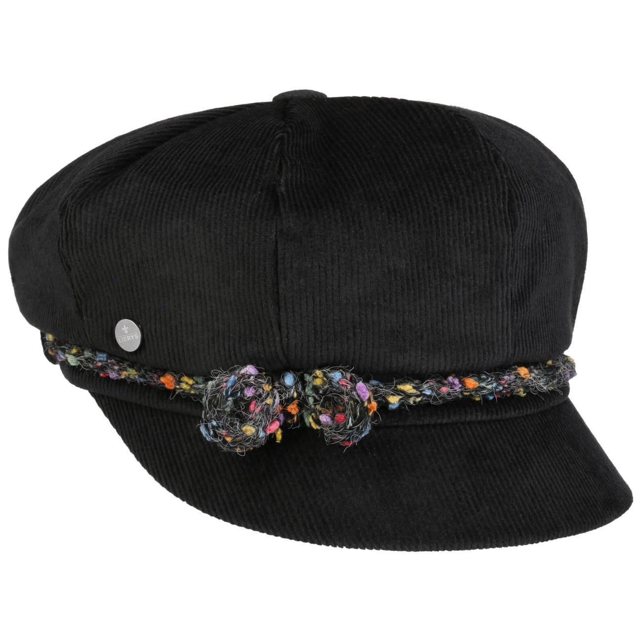 Lierys Girls Black Tianda Newsboy Cap By
