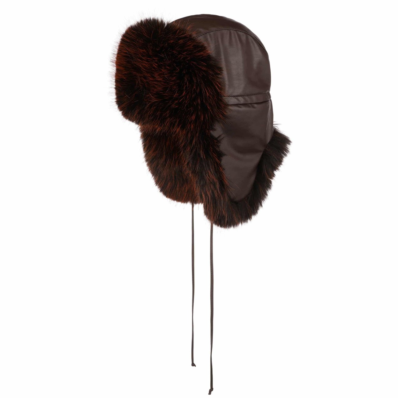 Lierys Women's Dark Brown Sorano Faux Fur Aviator Hat By